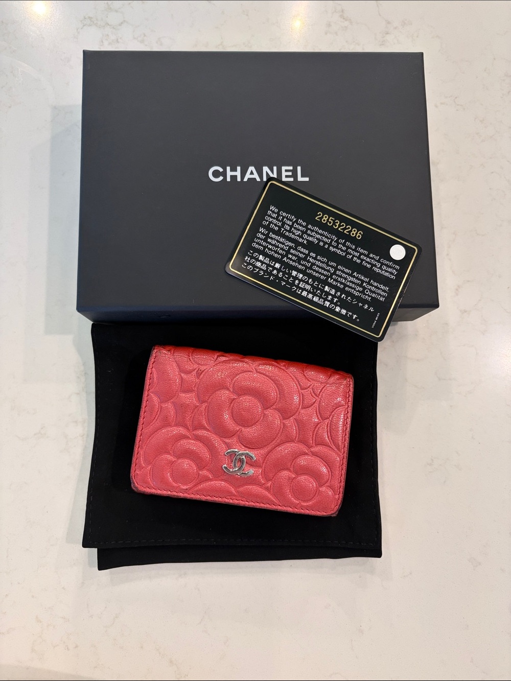 CHANEL Camellia Wallet